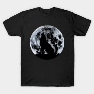 Wolf And Moon T-Shirt